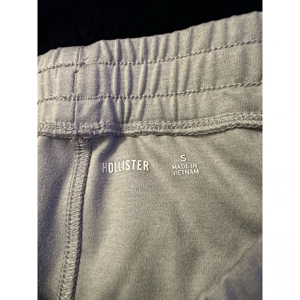 Hollister Jogger Sweatpants Gray‎ Mens Small Drawstring Lounge Athletic Comfy